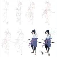 Jak nakreslit Uchiha Sasukeho se sharinganem
